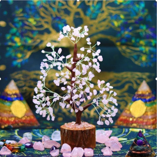 Clear Quartz Tree of Life Crystal Tree | Boost Spirits | Feng Shui Decor